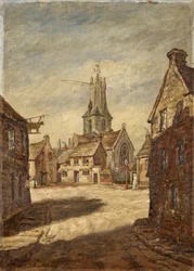 Minchinhampton Kirche, Stroud, Gloucestershire, ca. 1890
